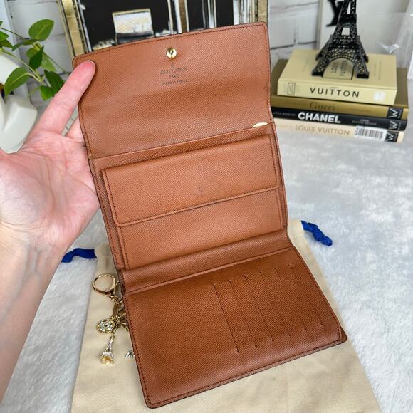 SOLD Louis Vuitton Monogram Porte Tresor Etui Papiers  Crossbody w/ Chain - Picture 8 of 14